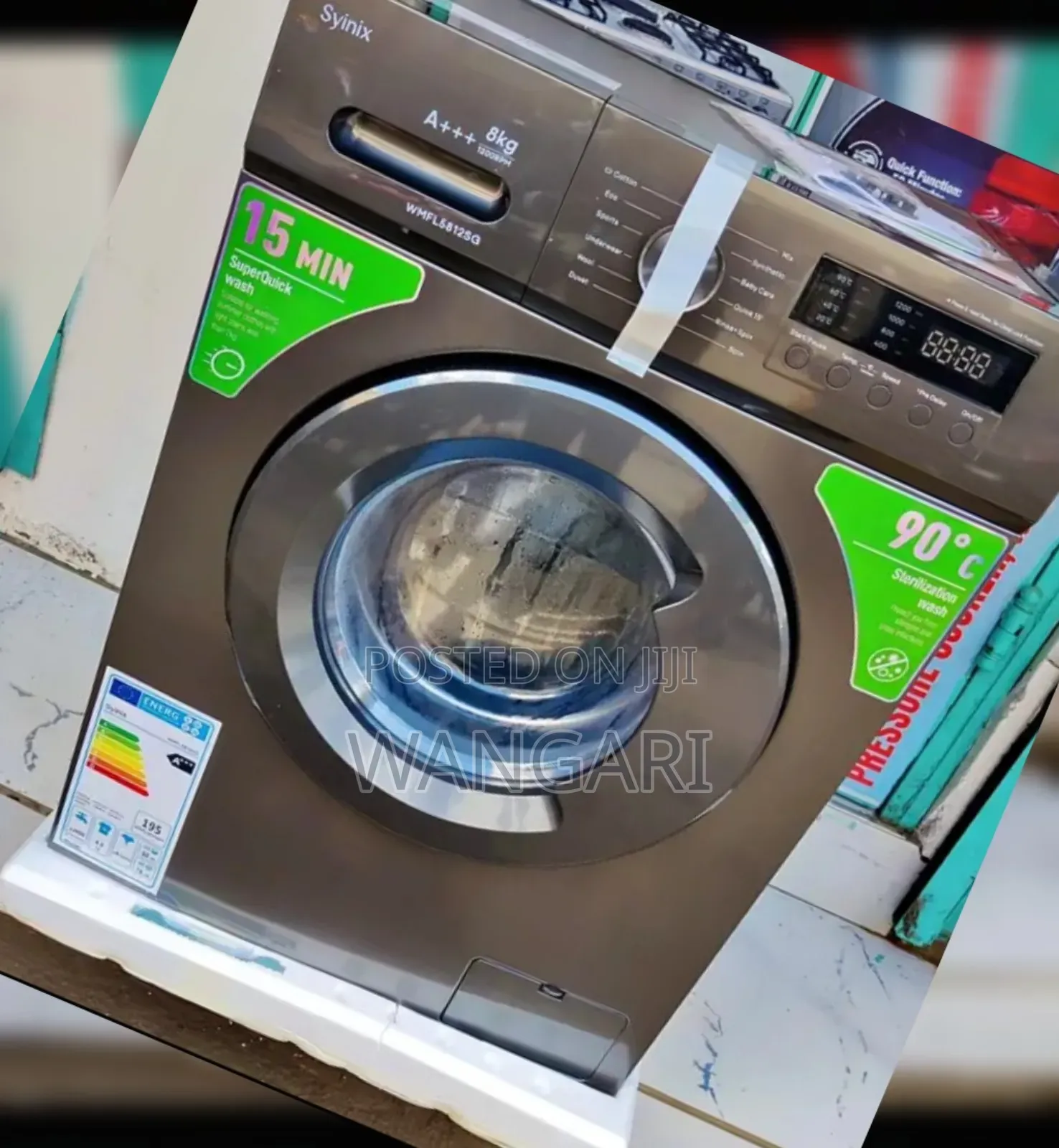Newly Restocked Automatic 8kgs Synix Washing Machine