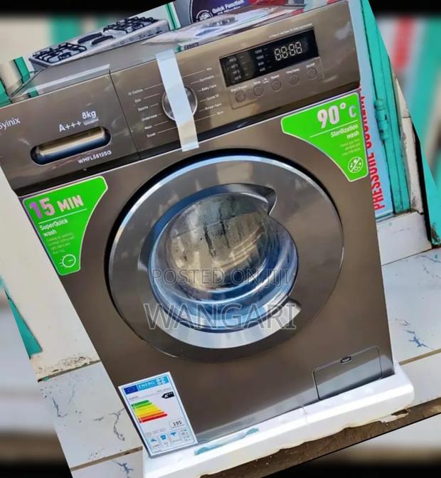 Available Synix 8kgs Wash and Spin Washing Machine - main view