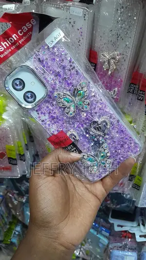 Beentrys Glitter Case for Samsung Galaxy A07 Case-Purple