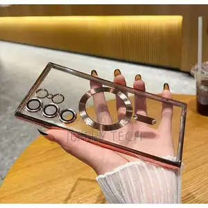 Samsung Cover for Galaxy S25 Ultra Case,Electroplated Clear Slim Galax