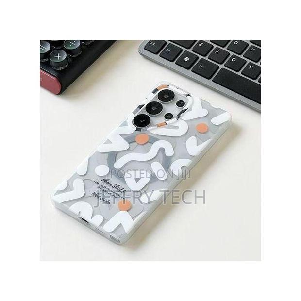 Graffiti Pattern Luxury Case Cover for Samsung Galaxy S25 Ultra Magsaf