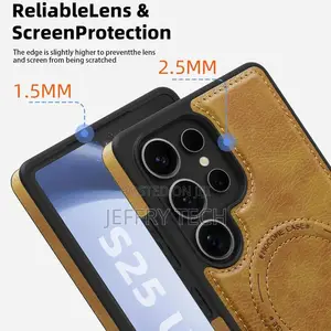 Leather Cover With Magnet Wireless Case for Samsung Galaxy S25 Ultra