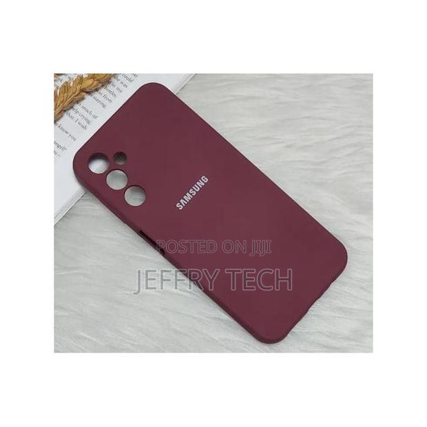 Soft Silicone Back Cover for Samsung Galaxy S25 Plus – Protec Maroon - main view
