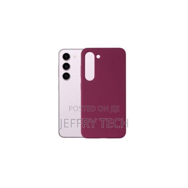 Soft Silicone Back Cover for Samsung Galaxy S25 Plus – Protec Maroon - thumbnail 3