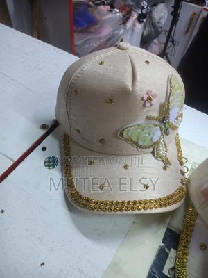 Multicoloured Glitterly Butterfly Ladies Caps - thumbnail 2