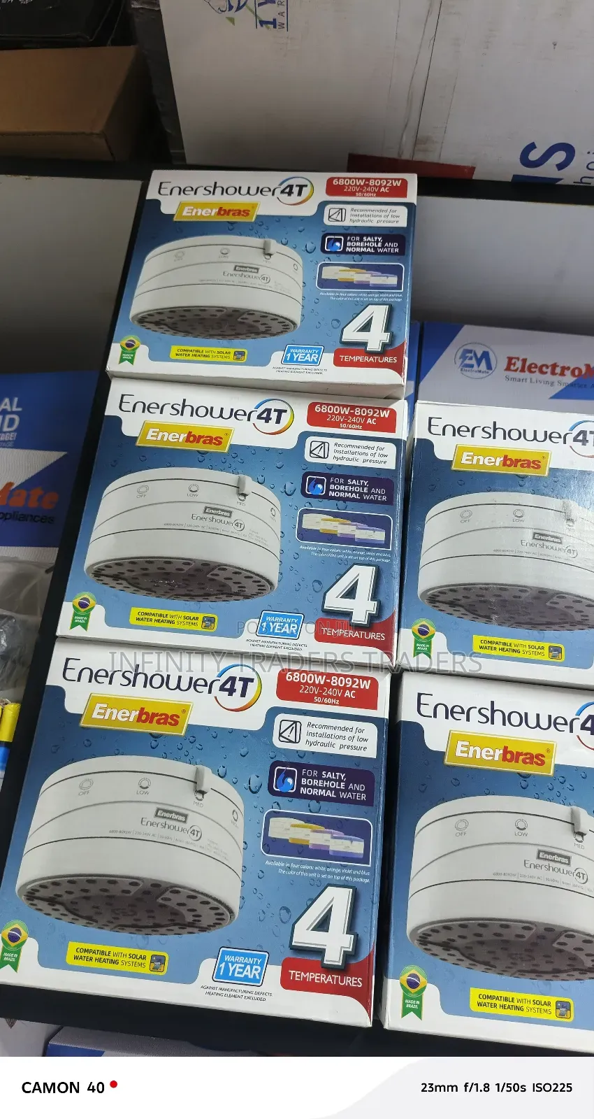 Enabras Enershower 4t Instant Shower Head