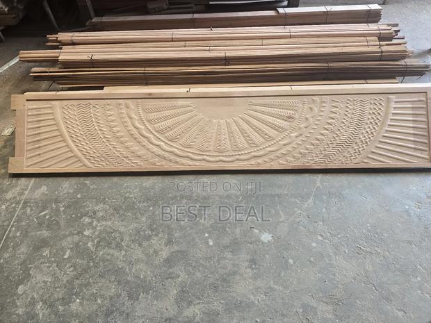 Solid Mahogany Security Double Door - thumbnail 2