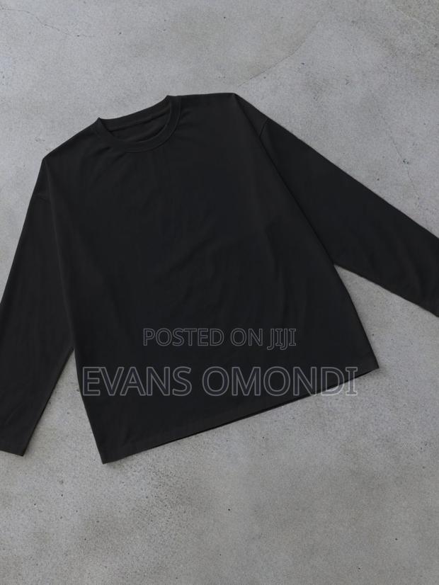 Plain T Shirt Long Sleeve - thumbnail 3