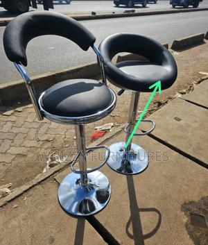 Black Adjastable Counter Chair, Counter Bar Stools - thumbnail 2