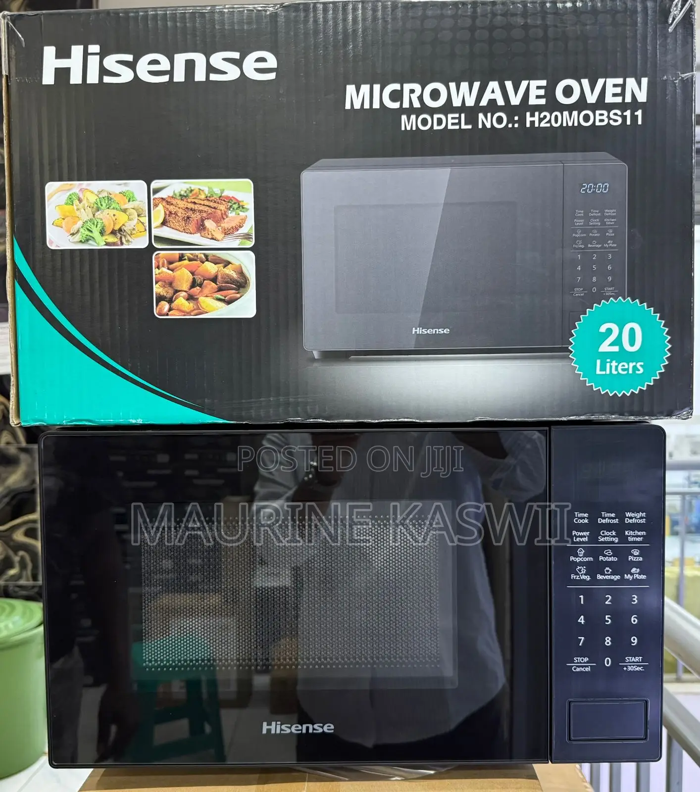 H20mobs11 Hisense 20 L Microwave Black