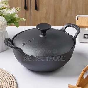 Pre-Seasoned Cast Iron Stew Pot (5l)