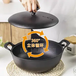 Pre-Seasoned Cast Iron Stew Pot (5l)