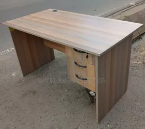 1.0m Brown/Grey Office Desk