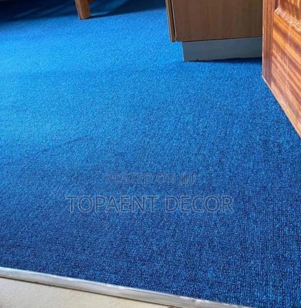 Bold Colour,Bold Look Blue 4mm Thick Delta Wall To Wall Carpets - main view