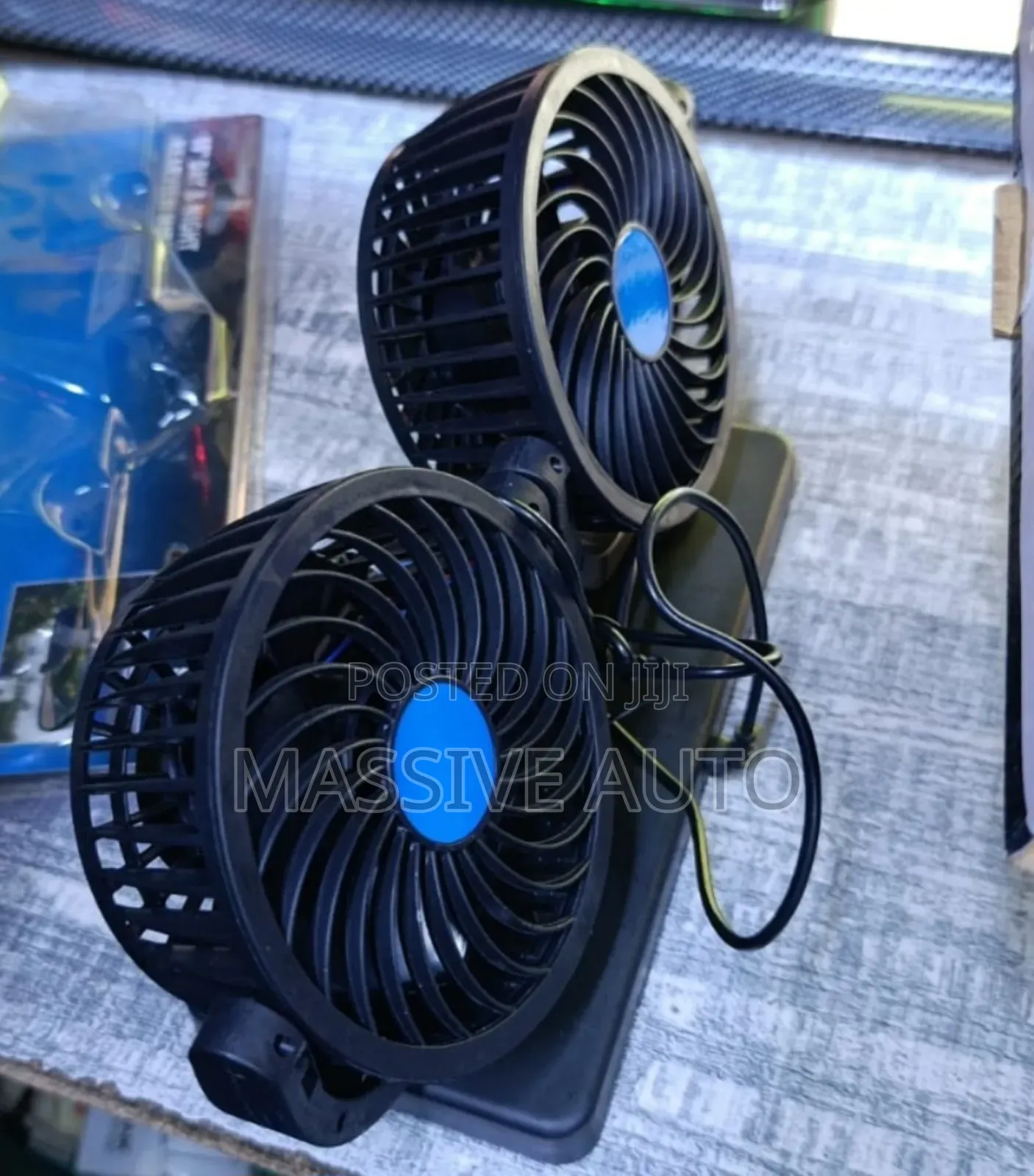 Double Car Cooling Fan/ Cooling Car Fan