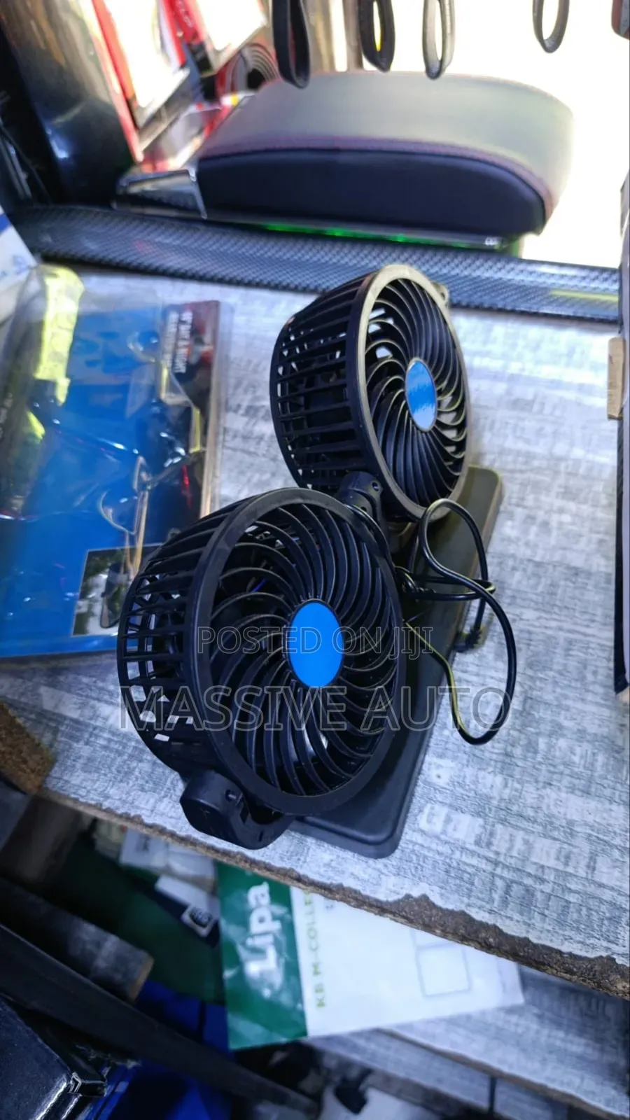 Double Car Cooling Fan/ Cooling Car Fan