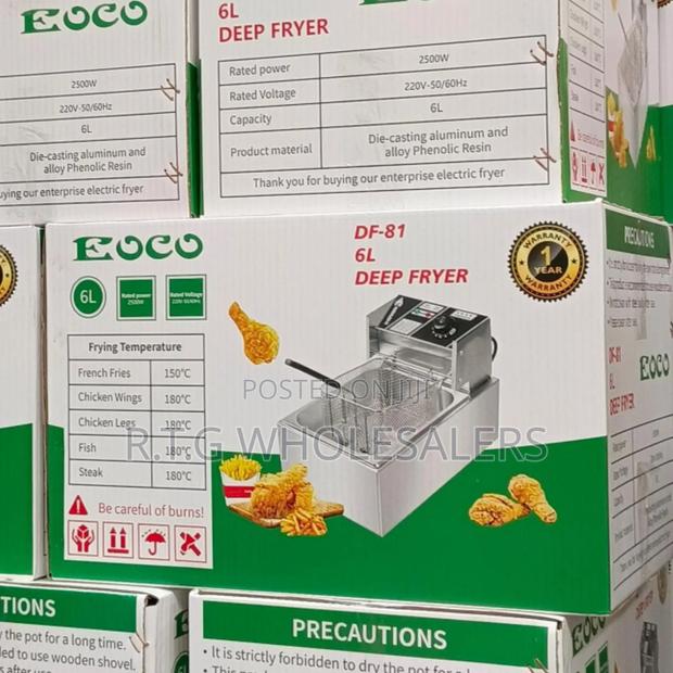 Ecco 6 Litres Electric Deep Fryer Countertop