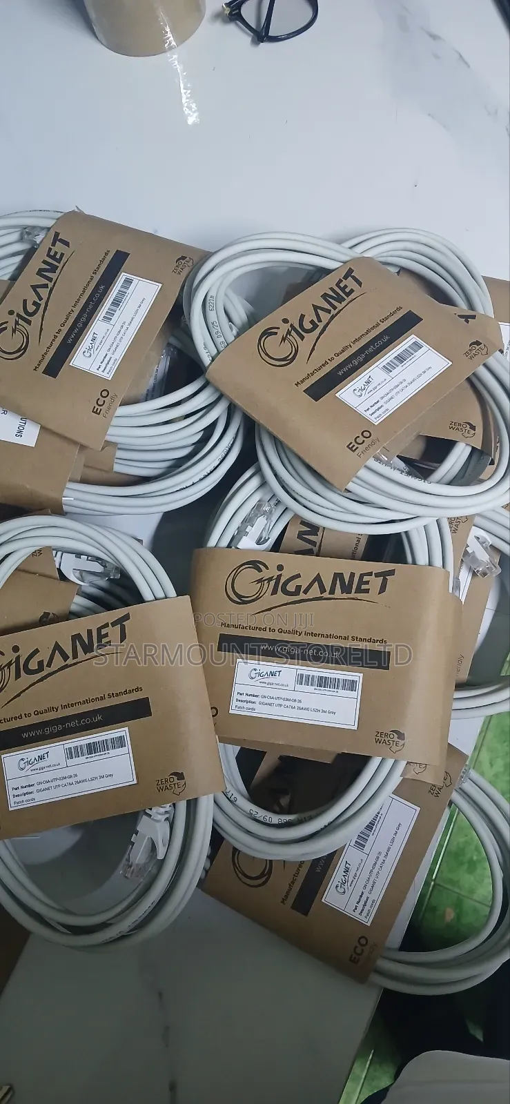 Giganet Gn-C6a-Utp-03m-Gr-26 Patch Cord