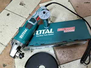 New Total Angle Grinder 2200 Watts 9 Inches With Handle And Guard