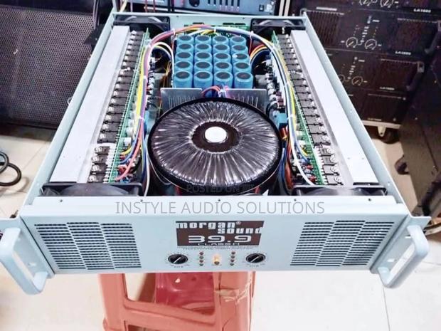 Morgan Sound 39.9 Powerful 2 Channels Powered Amplifier 20 Capacitors