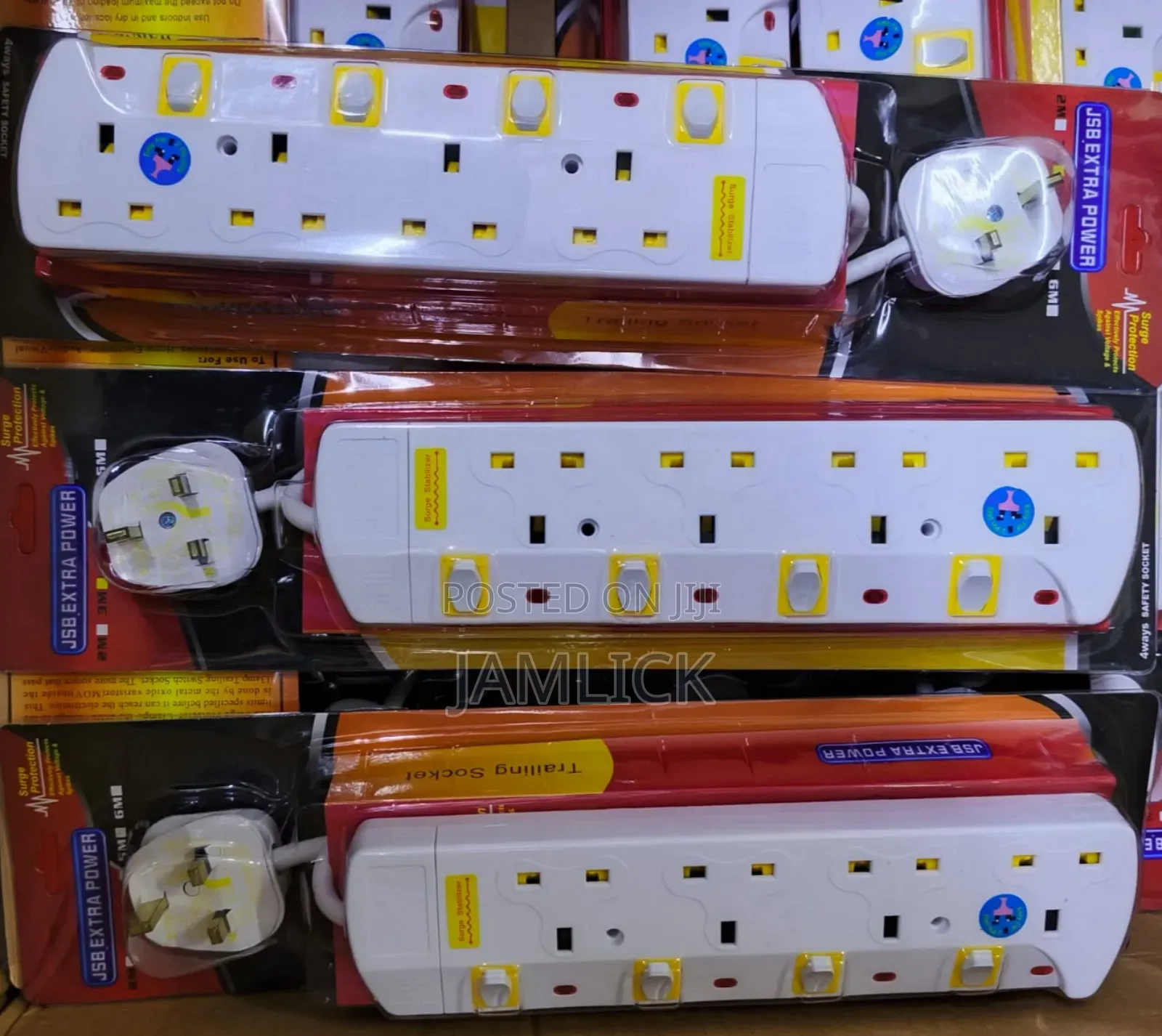 4 Ways Extension Cable 3 Metres Long
- Mt
