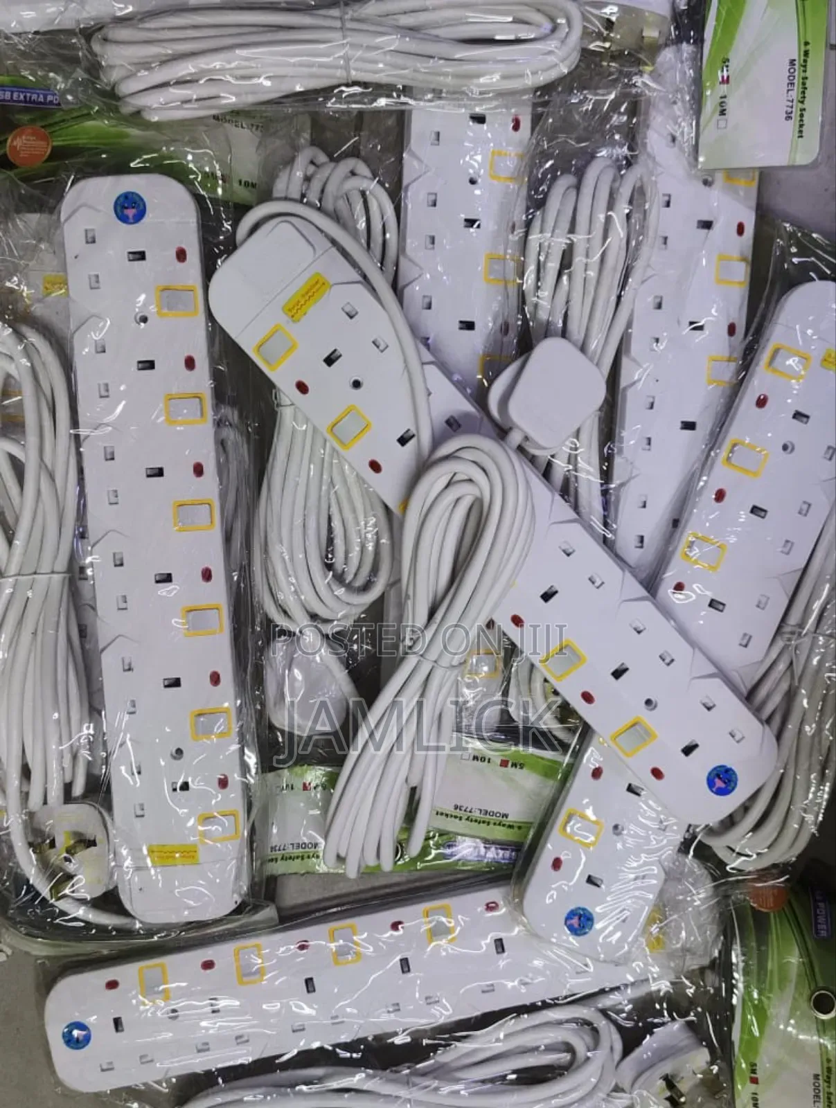 6 Ways Extension Cable 5 Metres Long
- Mt