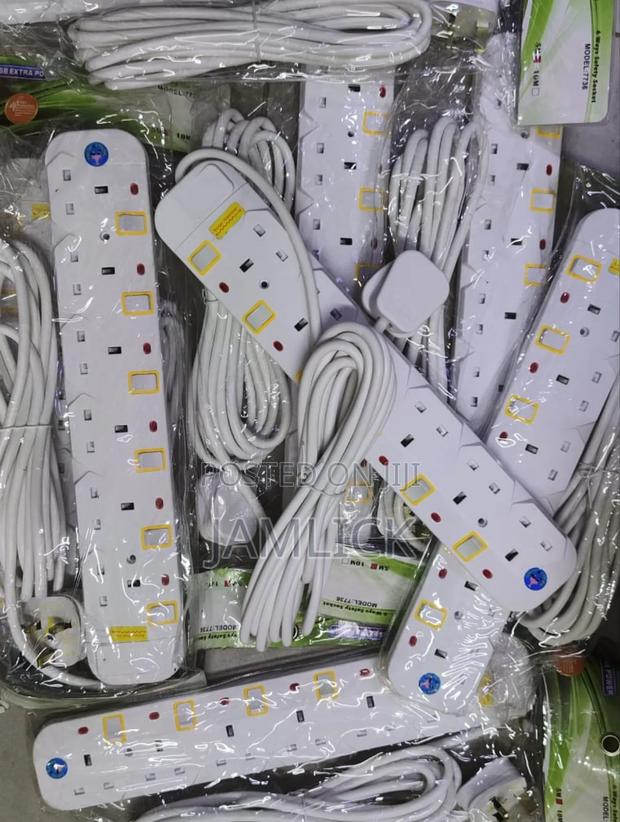 6 Ways Extension Cable 5 Metres Long
- Mt