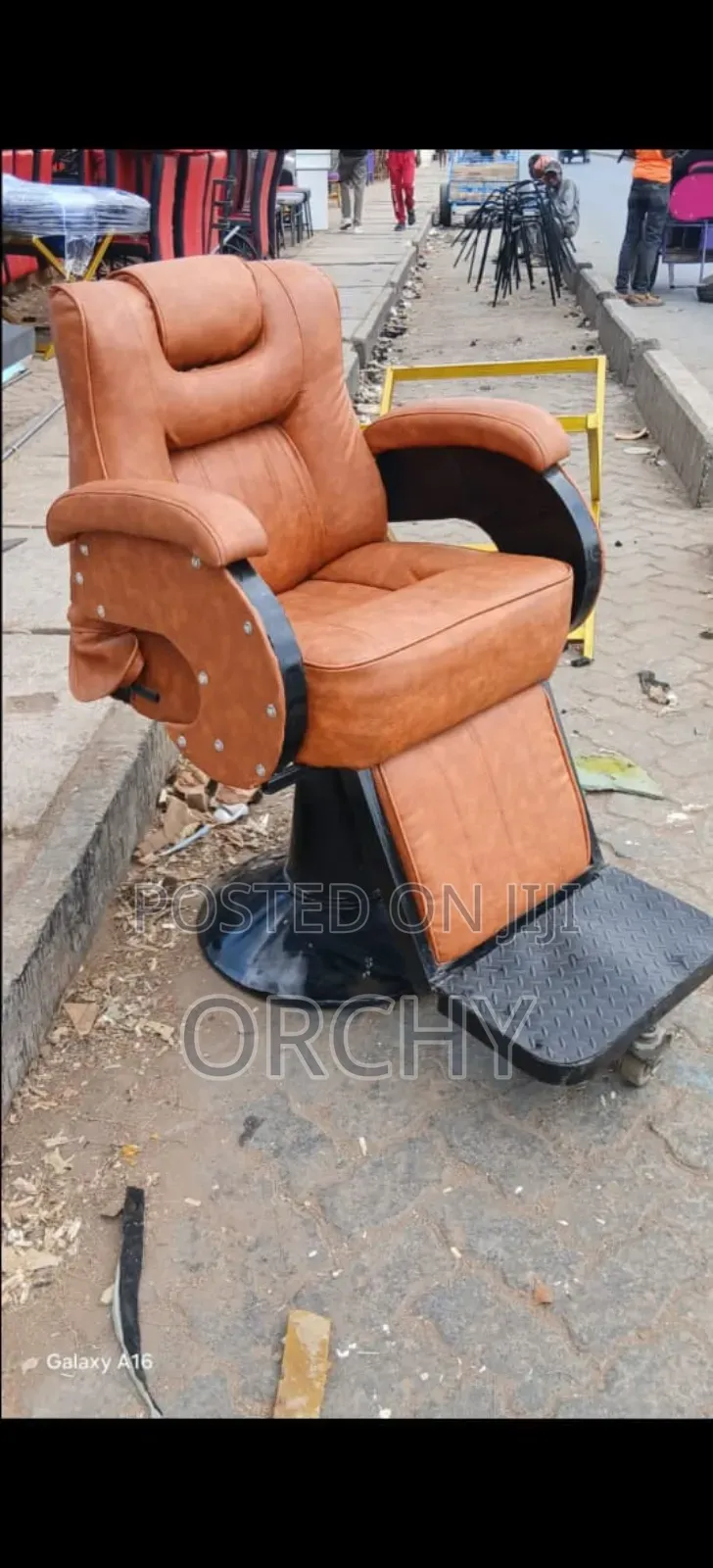Brown Barber Chair