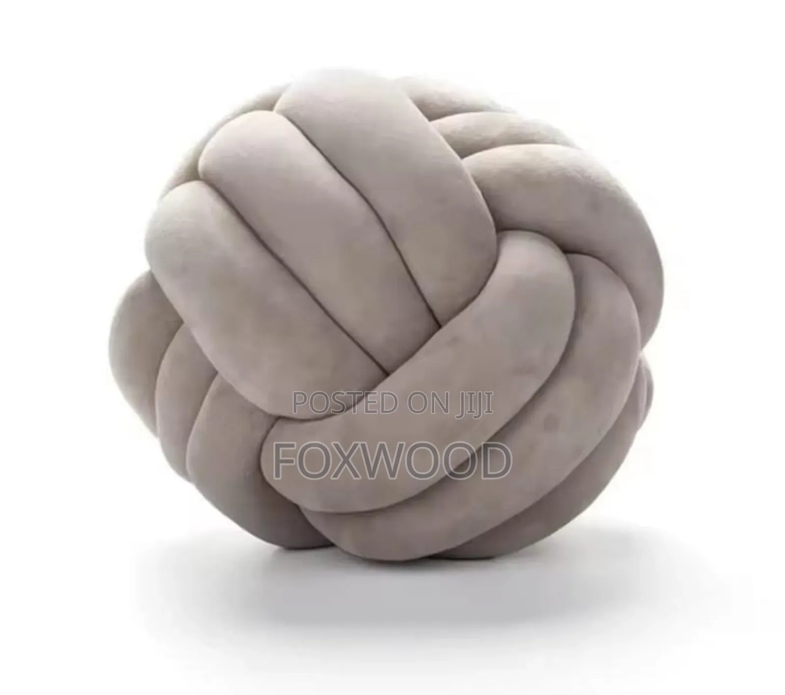 Modern Homes Decorative Knot Ball Pillow.