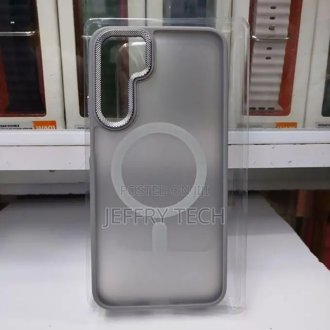 Grey Premium Magnetic Case With for Samsung Galaxy S25+ S25 Plus)