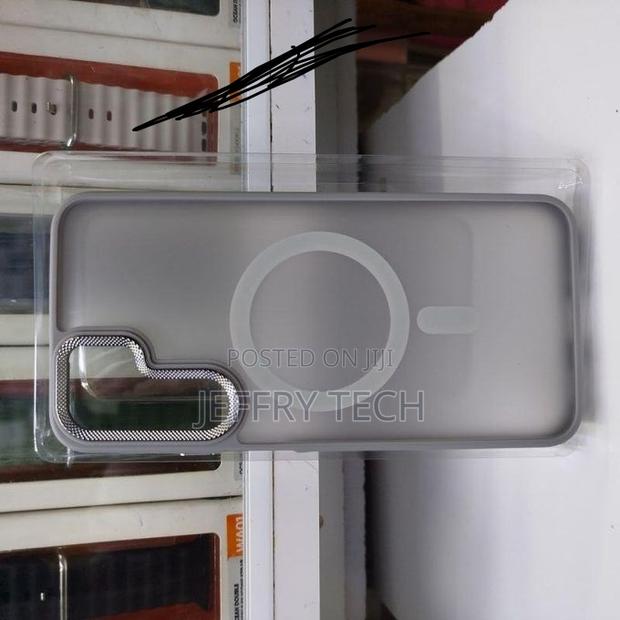 Grey Premium Magnetic Case With for Samsung Galaxy S25+ S25 Plus) - thumbnail 2
