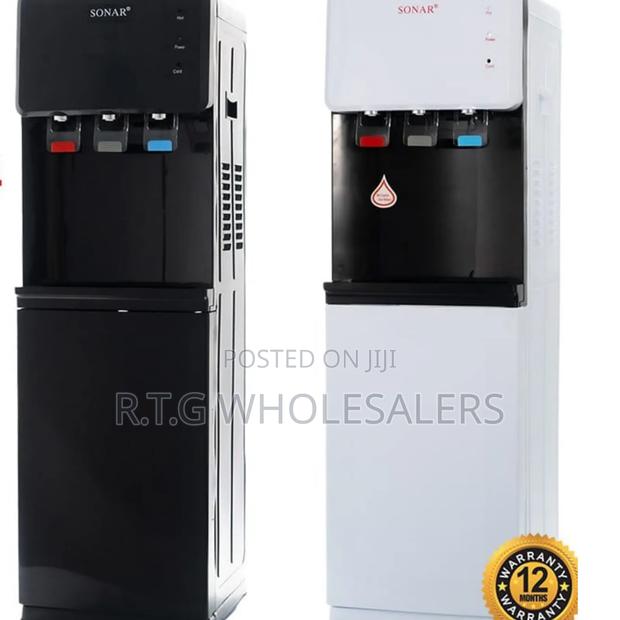 Sonar L9c Water Dispenser (Black White) – Triple Temperature Taps
