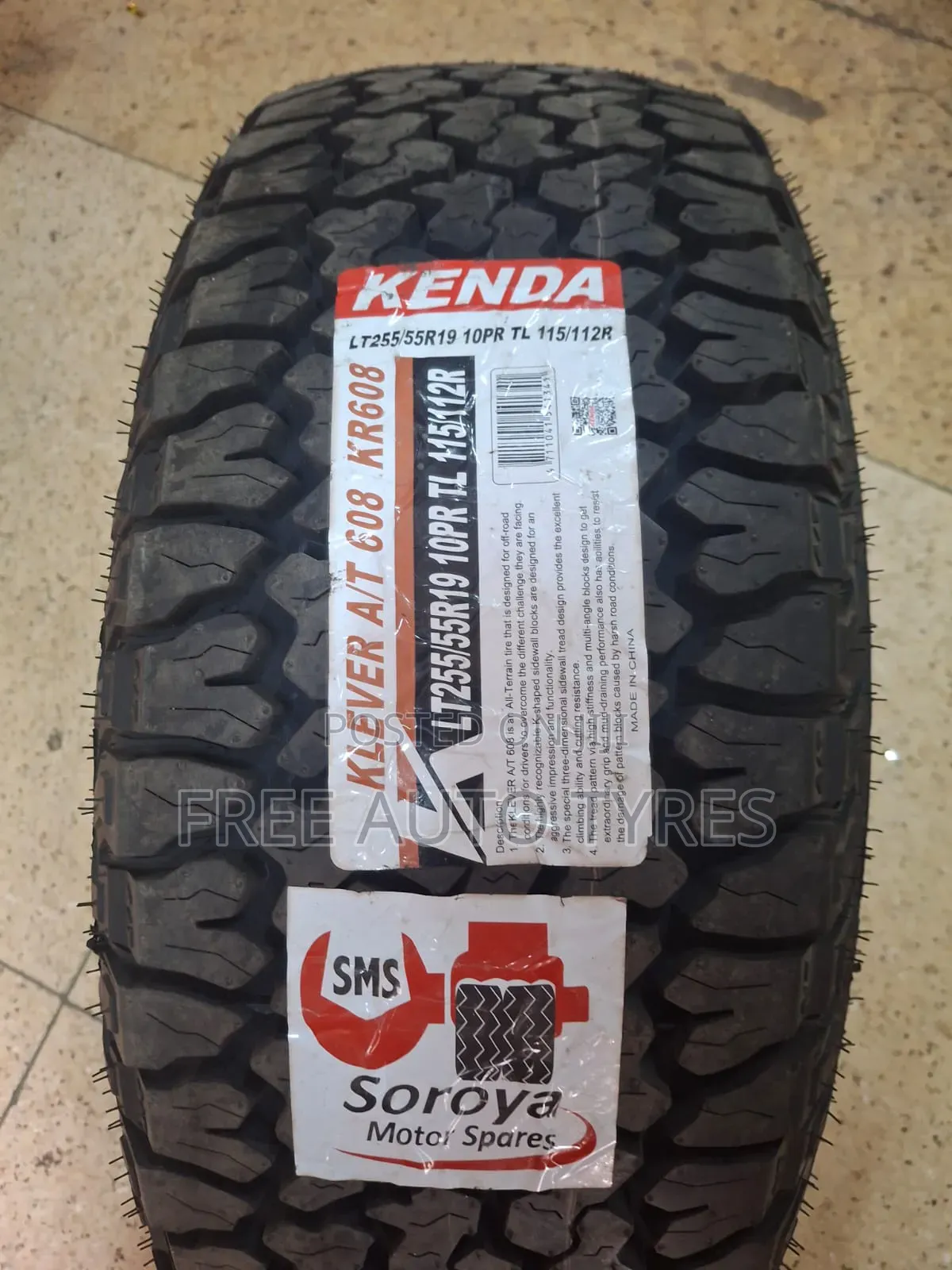 Lt255/55r19 -10pr Kenda