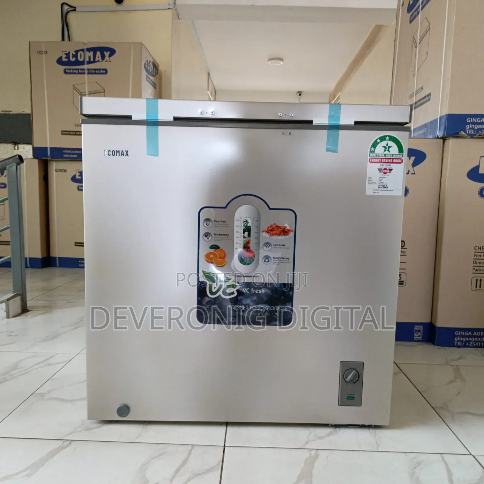 Ecomax Bd-219, 198l Capacity, Elegant Design, Durable Compressor-