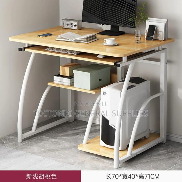 *Ergonomic Modern Compact Computer Desk - thumbnail 4