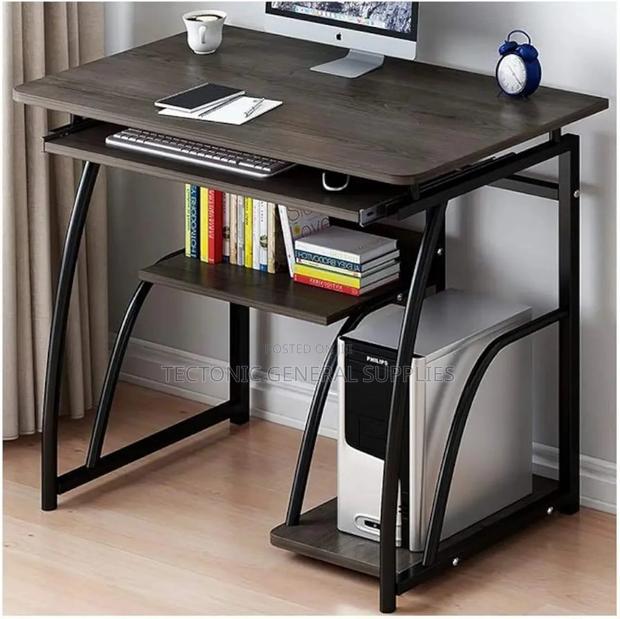 *Ergonomic Modern Compact Computer Desk - thumbnail 5