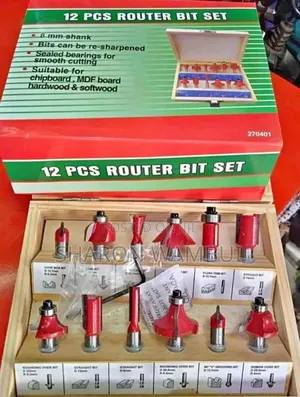 New 8mm Router Bits/12pcs Router Bit Set