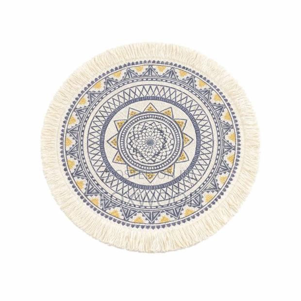 Boho Style Jute Table Place Mats
 6pcs - thumbnail 3