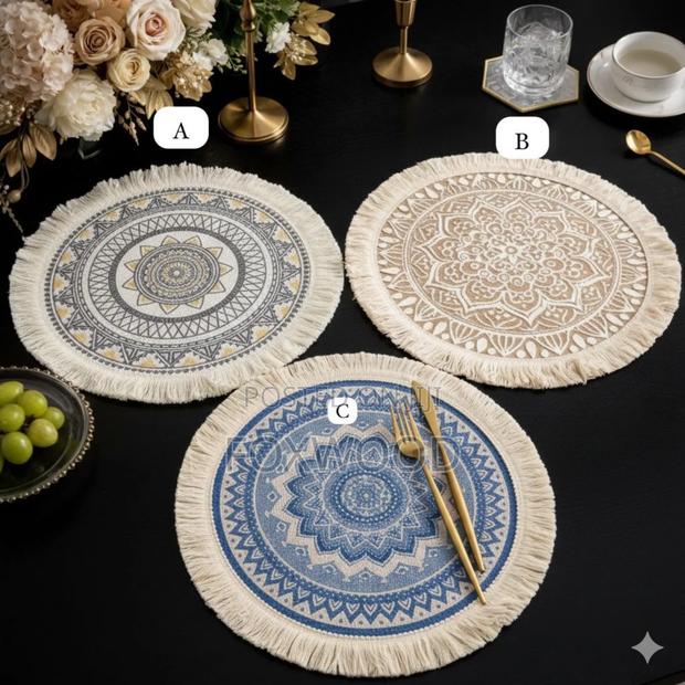 Boho Style Jute Table Place Mats
6pcs