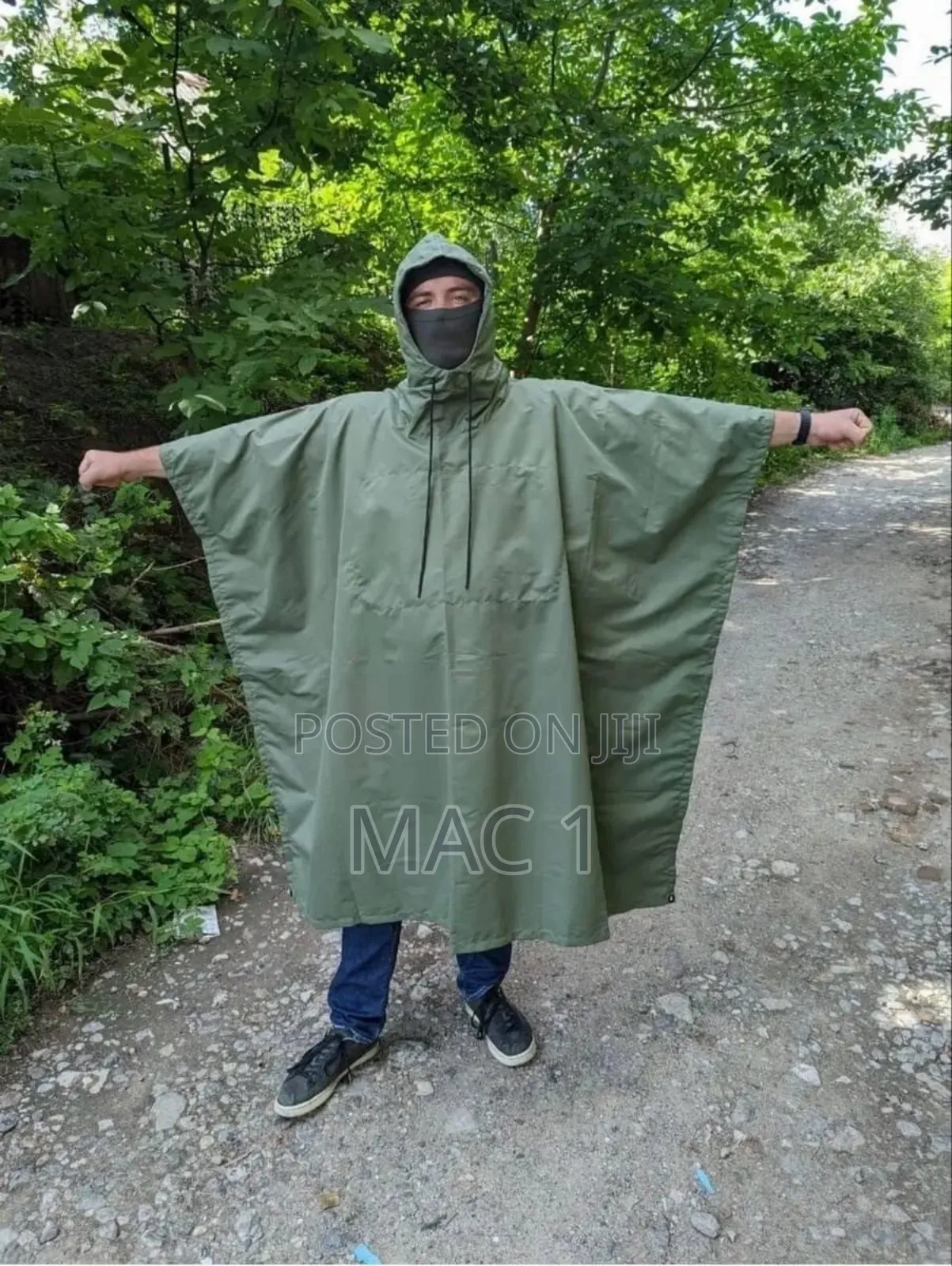 Ttactical Raincoat Poncho Waterproof Adult Raincoats