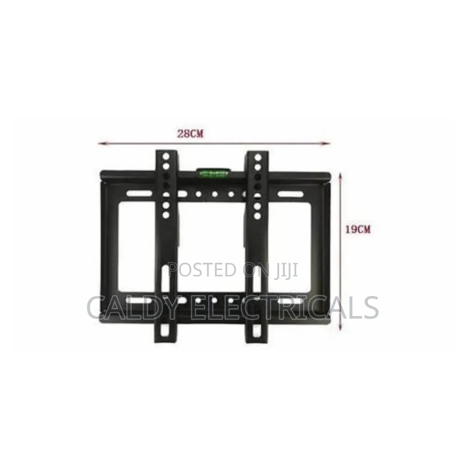 Modern 14"-43"Black Fixed Tv Wall Mount Bracket