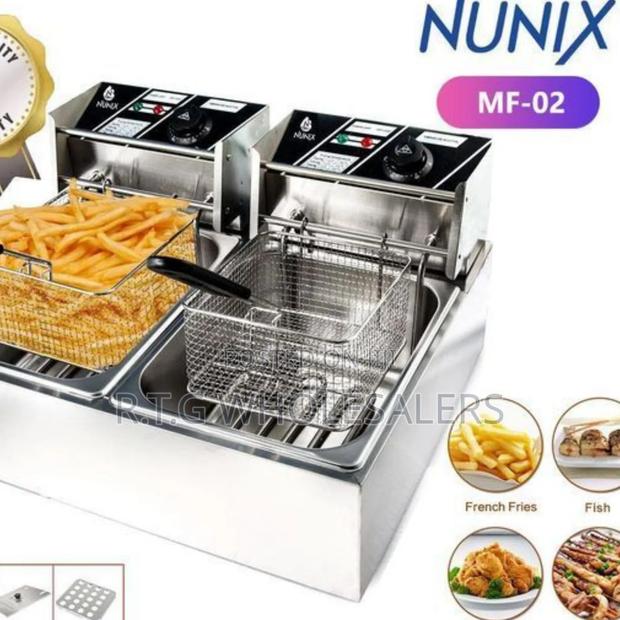 12l Nunix Chips Chicken Fryer – Double Tank Design