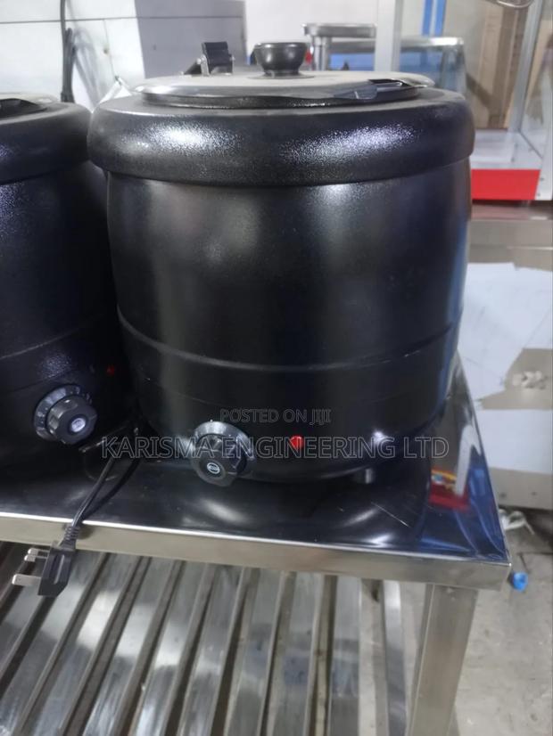 Commercial Electric Soup Kettle - main view