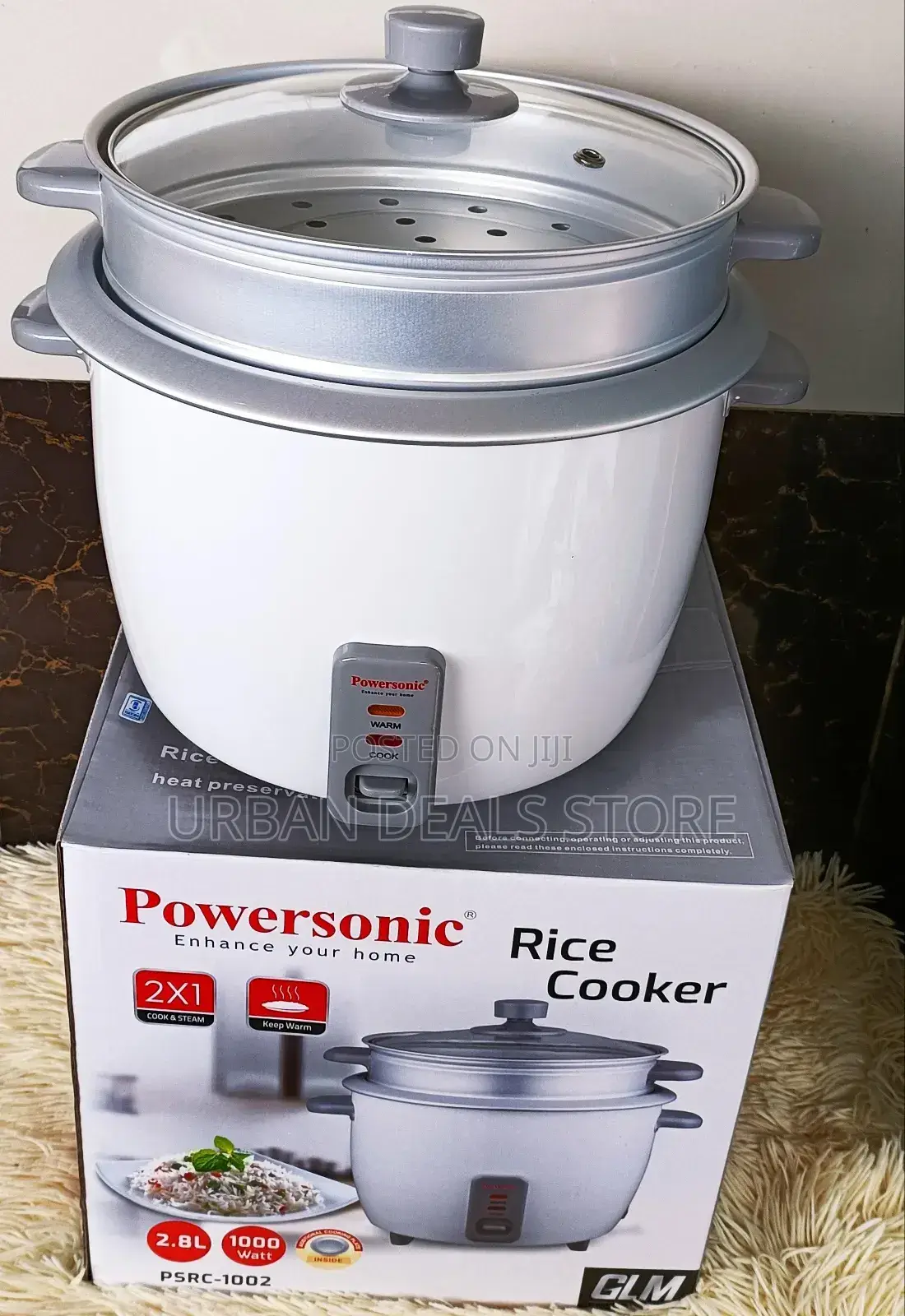 1000 Watts Powersonic Ricecooker 2.8 Litres