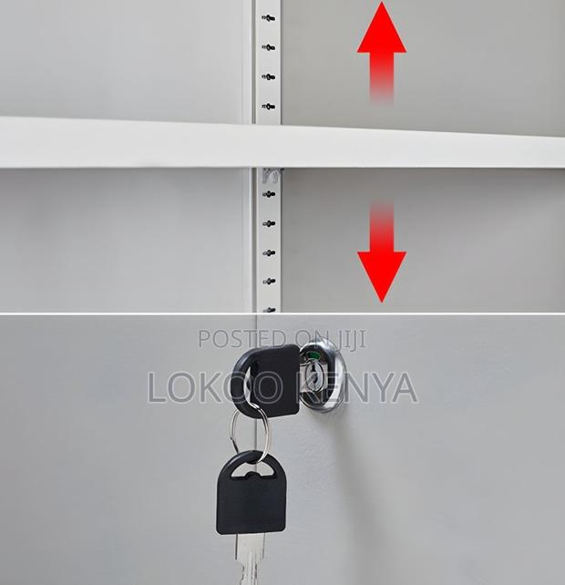 Office Cabinet; Imported Half Glass Steel Lockable Storage Cabinet - thumbnail 8
