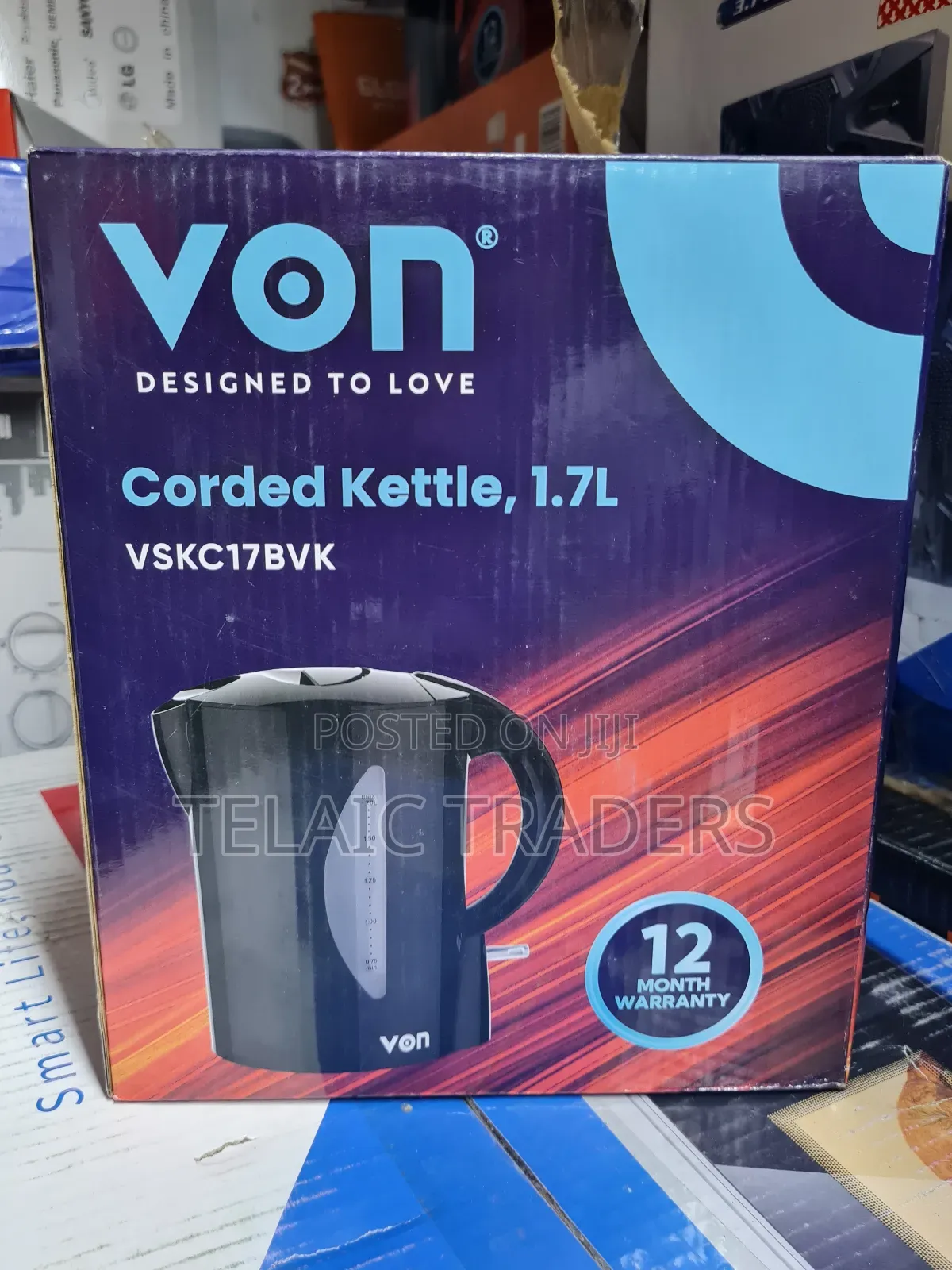 Von Corded Kettle(1.7ltrs)