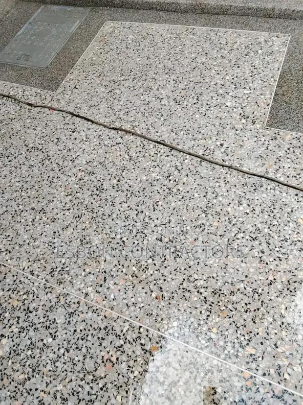 Grey Terazzo Installation