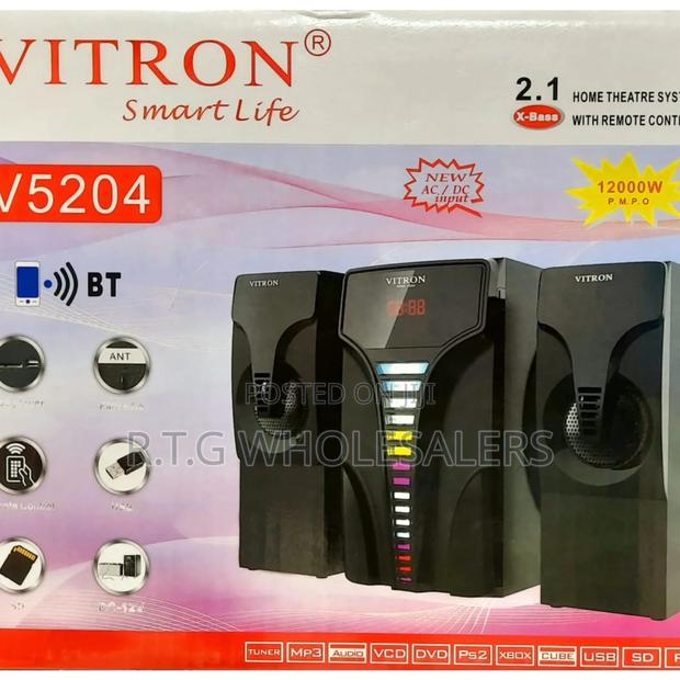Vitron Woofer V5204 2.1 Channel Speaker System