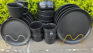 24 Pieces Black Dinner