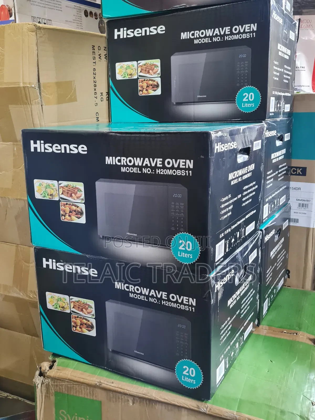 Hisense Black Digital Microwave 20 Litres